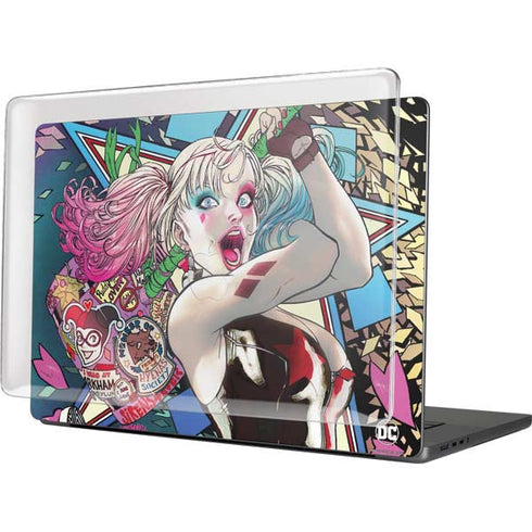 DC Comics Harley Quinn Action Pose MacBook Cases